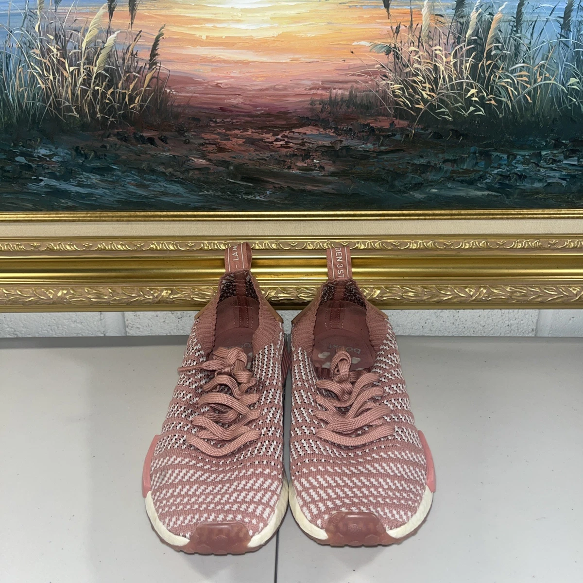 adidas NMD_R1 STLT Primeknit Ash Pink W for sale | eBay