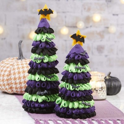 Herrschners  Halloween Spirit No Sew Felt Trees Felt Kit