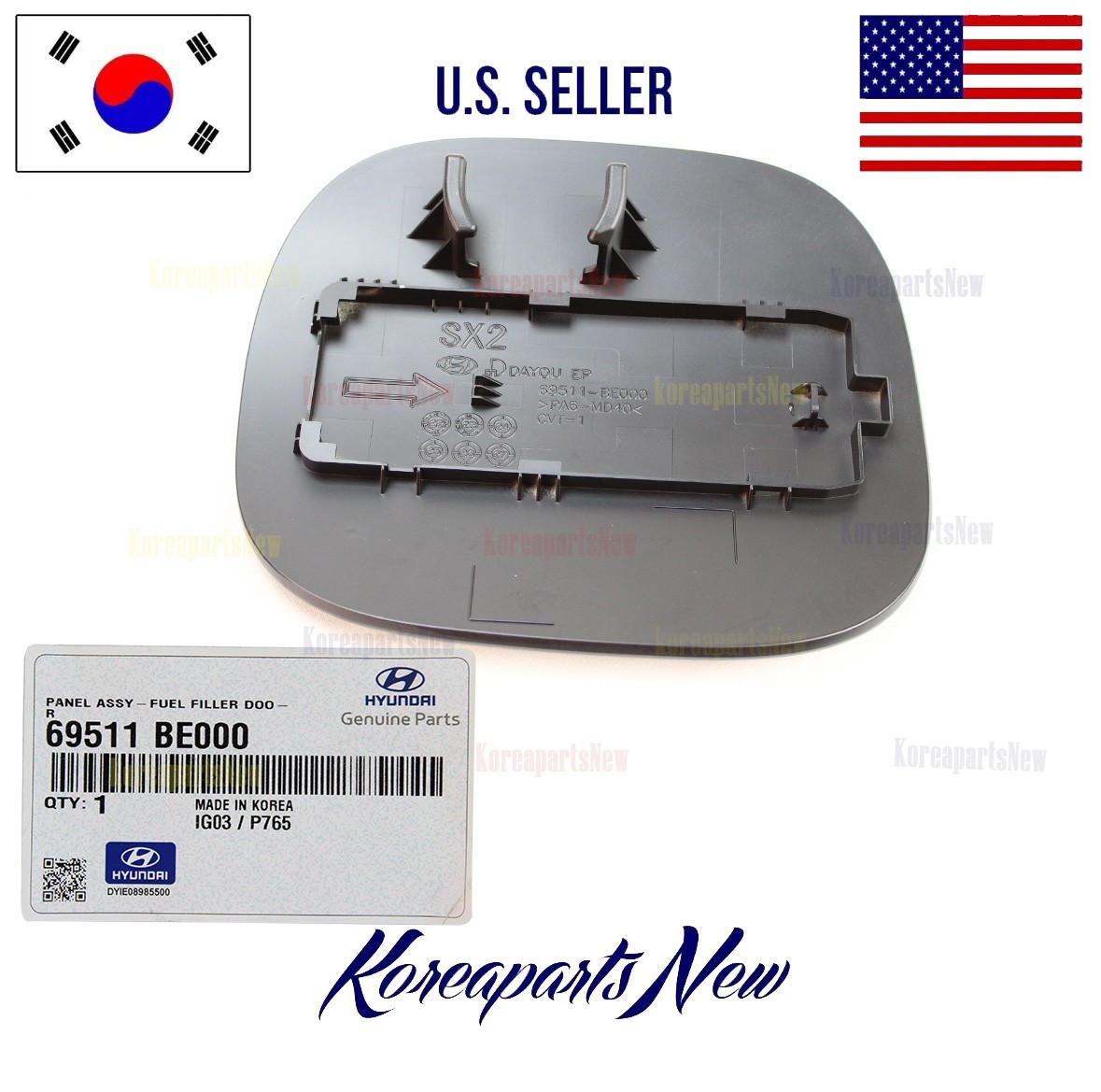 Fuel DOOR Panel Gas Cap 69511BE000 ⭐GENUINE⭐ for Hyundai Kona