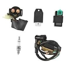 Trkimal Solenoid Relay Ignition Coil 5 Pin CDI Box Regulator Rectifier Spark