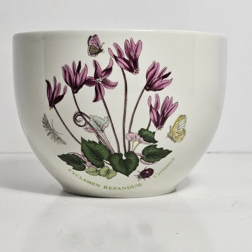 Portmeirion Botanic Garden "Cyclamen" Chili Bowl 1982 Back Stamp Vintage