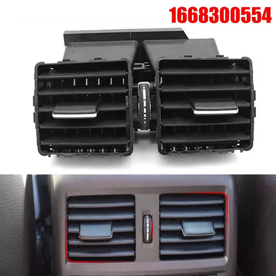 Rear Center Console AC Air Vent for Mercedes W166 W292 ML GL GLE GLS 1668300554 - Image 2 of 4