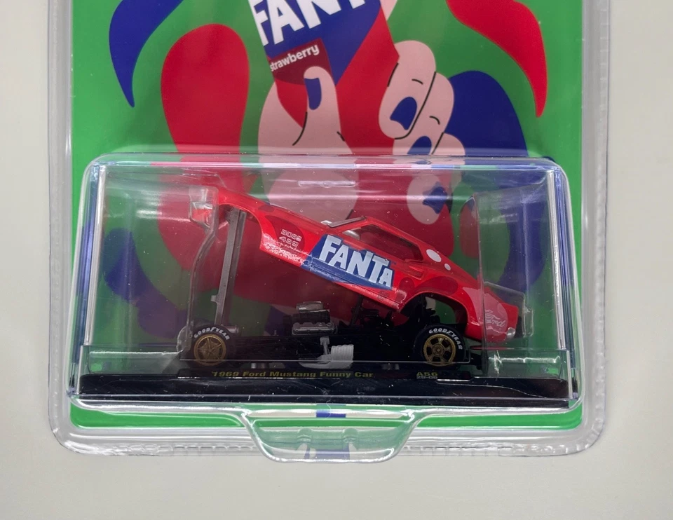2025 M2 Machine Fanta 1969 Ford Mustang Funny Car A56 NIB 1/64 - Image 2 of 4