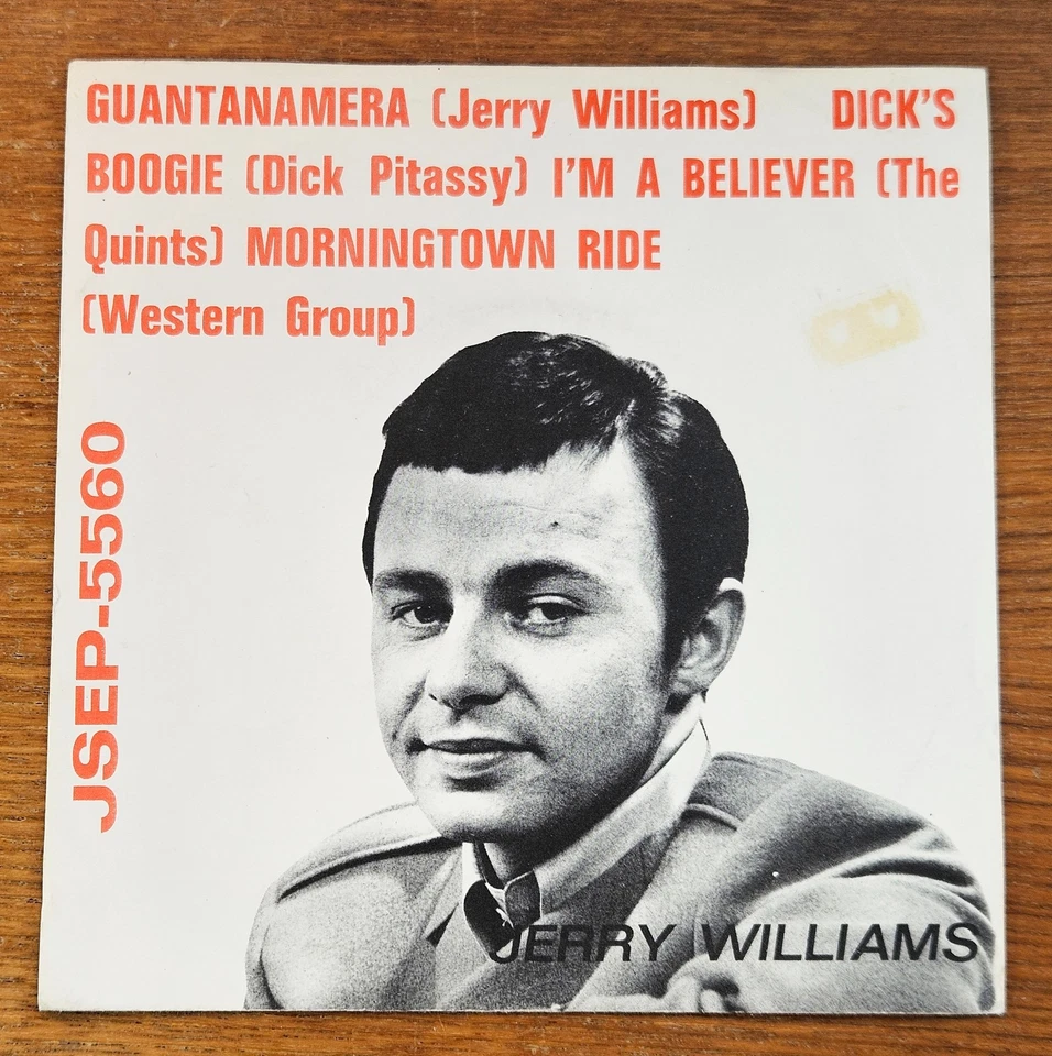 7" VA EP 60s BEAT EX Swe JUKEbox LABEL JERRY WILLIAMS The Quints DICK PITASSY +1 - Bild 3 von 4