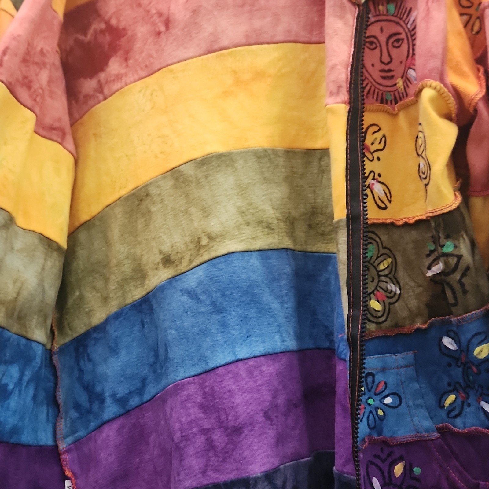 Rising International Multicolor Patchwork Flower … - image 4