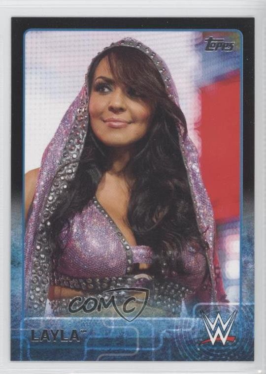2015 Topps WWE Black Layla #47 0v7