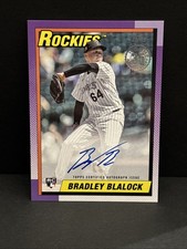 2025 Topps Update Series - 1990 Topps Auto Bradley Blalock #90A-BBI (AU, RC)