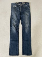 Pilcro 26 Parallel Straight Medium Stretch Denim Womens Jeans