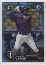 2016 Bowman Twitter Exclusive Blue Refractor 8/15 Wander Javier #BCP32 0c6