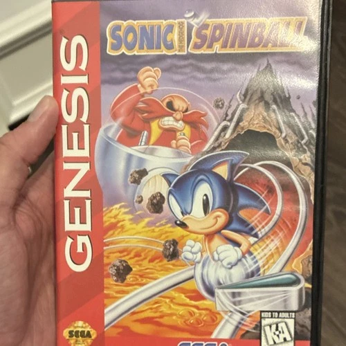SEGA Sonic Spinball Sega Genesis Pinball Multiplayer Sonic the Hedgehog NTSC-U/C