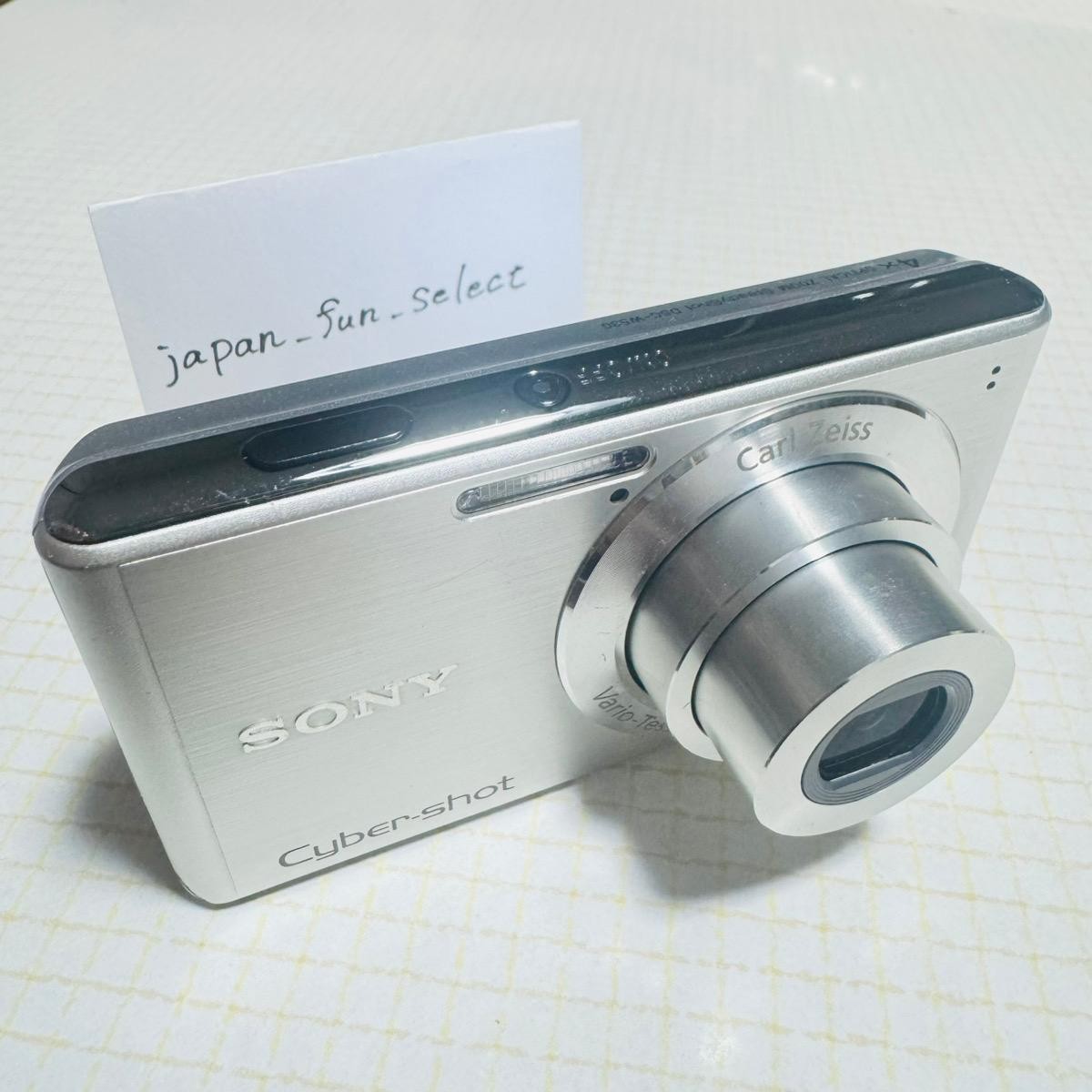 SONY Cyber-shot DSC-W530 コンデジ 動作品 シルバー SONY Cyber Shot DSC-W530 Silver Digital Camera 14.1MP 4x