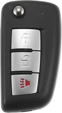 X AUTOHAUX 434MHz CWTWB1G767 Replacement Smart Proximity Flip Keyless Black 