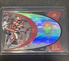 1996 UD SPx Jerry World Rice Die-Cut Hologram #SPX80 - San Francisco 49ers
