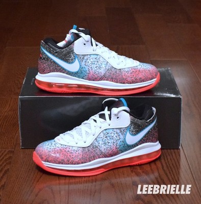 Nike LeBron 8 V/2 Low QS Miami Nights DJ4436-100 Men's Size 8 (Women's 9.5)