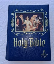 Holy Bible - Heirloom - Red-Letter - Master Reference Edition - Freemasonry 