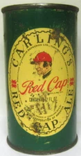 CARLING'S RED CAP ALE ss Flat Top CAN, Brewing Corp. of America, Cleveland, OHIO