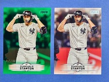 GIANCARLO STANTON 2025 Topps Stadium Club #104 GREEN FOIL  /199 and Base