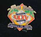 Set of 5 Super Bowl XXXV Collector Pins 2001 VGUC Tampa Florida — photo 3