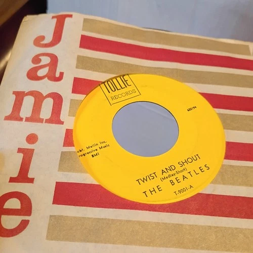 The Beatles - Twist And Shout / There's A Place 45 Jamie Records Great Condition