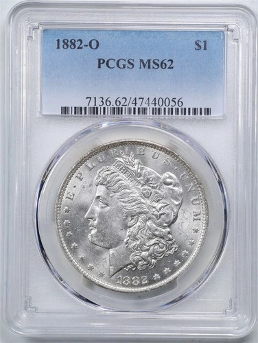 1882-O $1 Morgan Silver Dollar MS62 PCGS 47440056