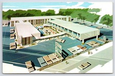 Postcard MA Boston Fenway Motor Hotel Motel C...
