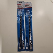 Bosch HCBG17 1/2" x 10" Carbide Tipped Masonry Drill Bit 3/8 Shank 2 PACK
