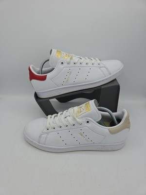 Adidas Stan Smith Damen Sneaker Weiß Leder Gr. UK 6 Erdbeeren & Creme 