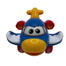 Kaiyuan Friction Powered Toy Airliner Blue Red Yellow Cartoon Jet Plane