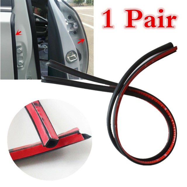 1 Pair Car B Pillar Rubber Seal Strip Waterproof, Dustproof, AntiNoise