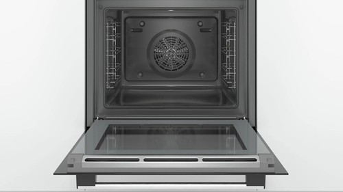 BOSCH Backofen Einbauherd weiß 71 l autark 3D-Heißluft EcoClean HBA534BW3 - Bild 3 von 8