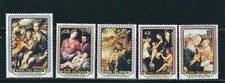 Cook Islans SC # 1142-1146 Christmas 1993- Paintings Virgin and child . MNH