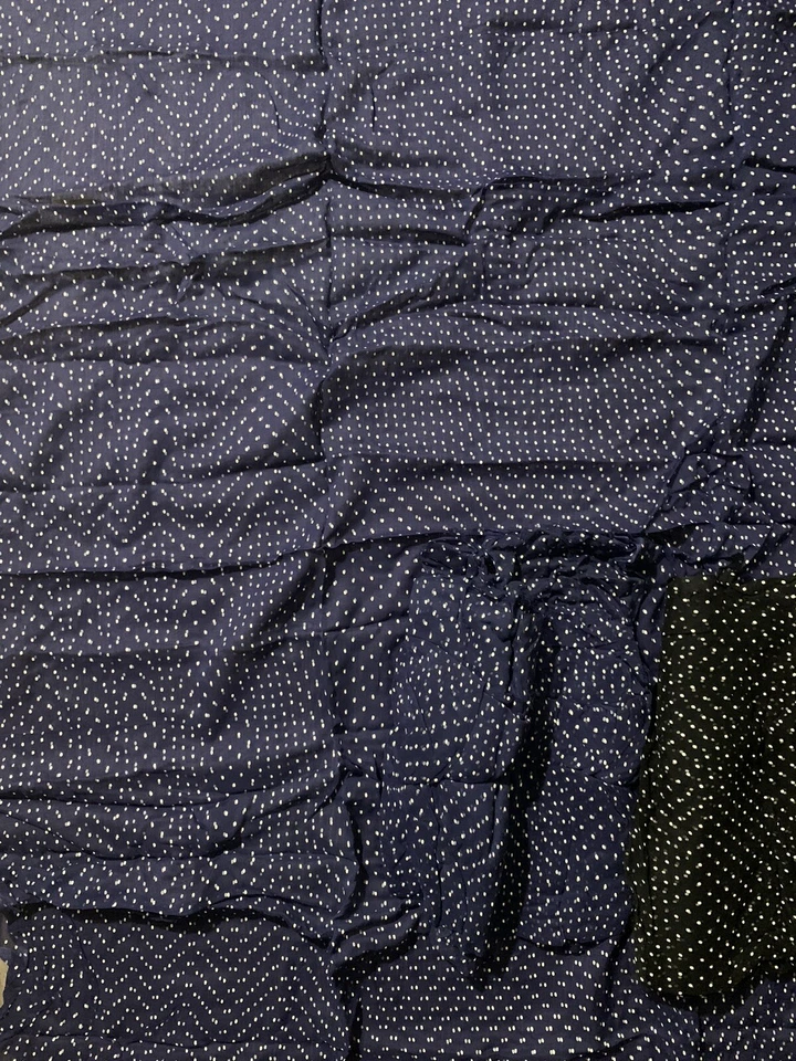 Tela transparente de punto estampada vintage Foto 2 de 4