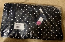 Joules Women Waterproof Coat, Navy-spot : Size 10 Brand New