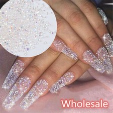 3000 - 9000Pcs Crystal Pixie 3D Nail art Micro Zircon 1.1mm Mini Rhinestones DIY