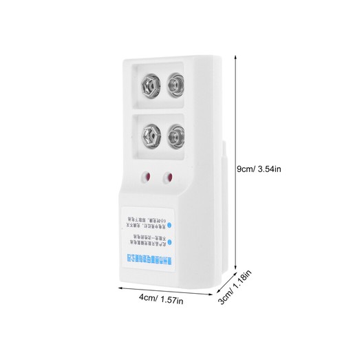 9V Li-ion - Battery Charger for Rechargeable 9 Volt Batteries - Zdjęcie 11 z 12