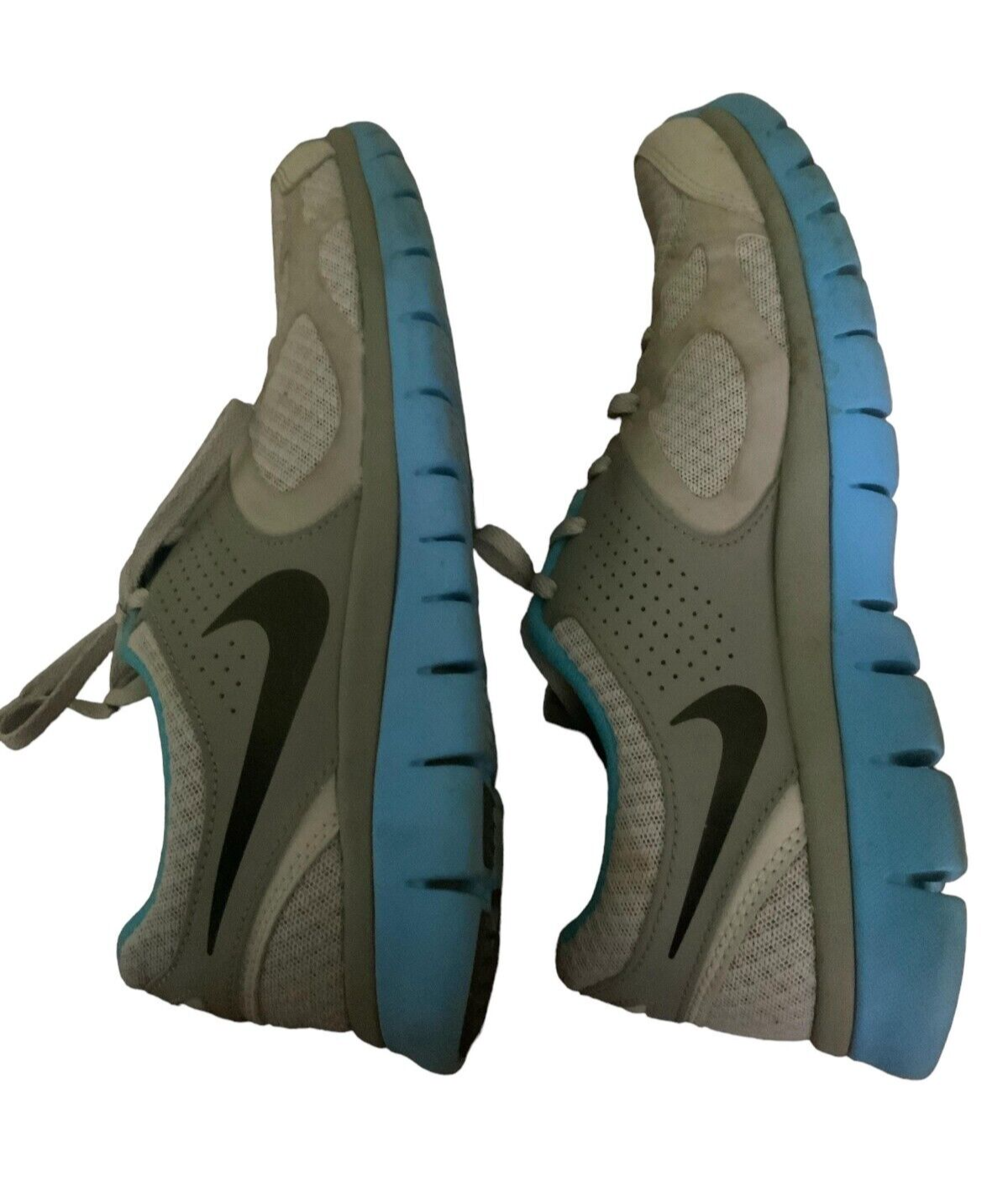 SAOLA Scarpa da corsa Nike Flex Athletic uomo 8 stringate grigio blu 512019 009