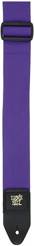 ERNIE BALL Guitar Strap Burgundy POLYPRO STRAP PURPLE - Picture 2 of 4