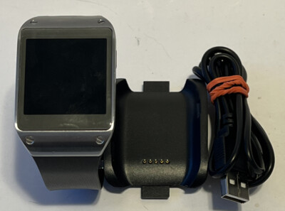 Samsung SM-V700 Galaxy Gear Smart Watch - Black Stainless Steel AS IS 