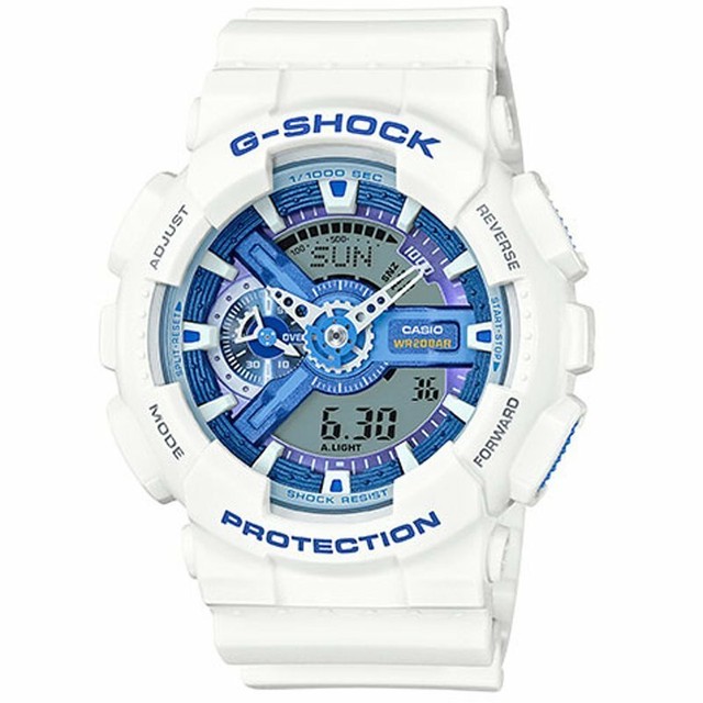 g shock sky blue watch