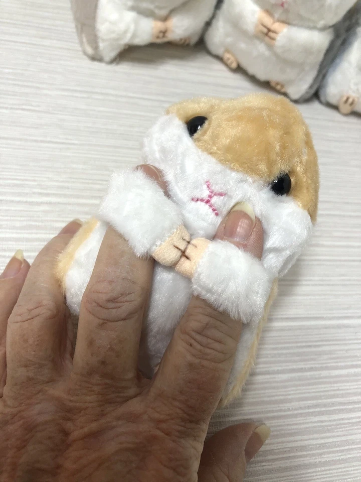 4 Llavero de felpa para hámster bolsa para niños etiqueta mochila etiqueta. 4”. Envío gratis Foto 4 de 4