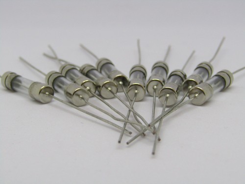 Foot lead GLASS fuse 1A Slow & F1A Fast Blow T1AL250V T1000mA 5x20mm Axial amp - 第 1/22 張圖片
