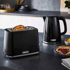 GEEPAS Opus Collection 1.7L Electric Kettle & 2 Slice Bread Toaster Combo Set