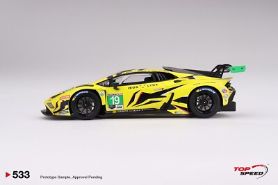 Top Speed 1:18 Lamborghini Huracán GT3 EVO2 #19 Iron Lynx 2023