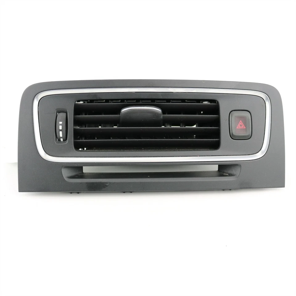 Ventilação de ar Volvo OEM painel com acabamento prata 30791699 para cinza escuro S60 V60 2011-2018 - Imagem 2 de 3