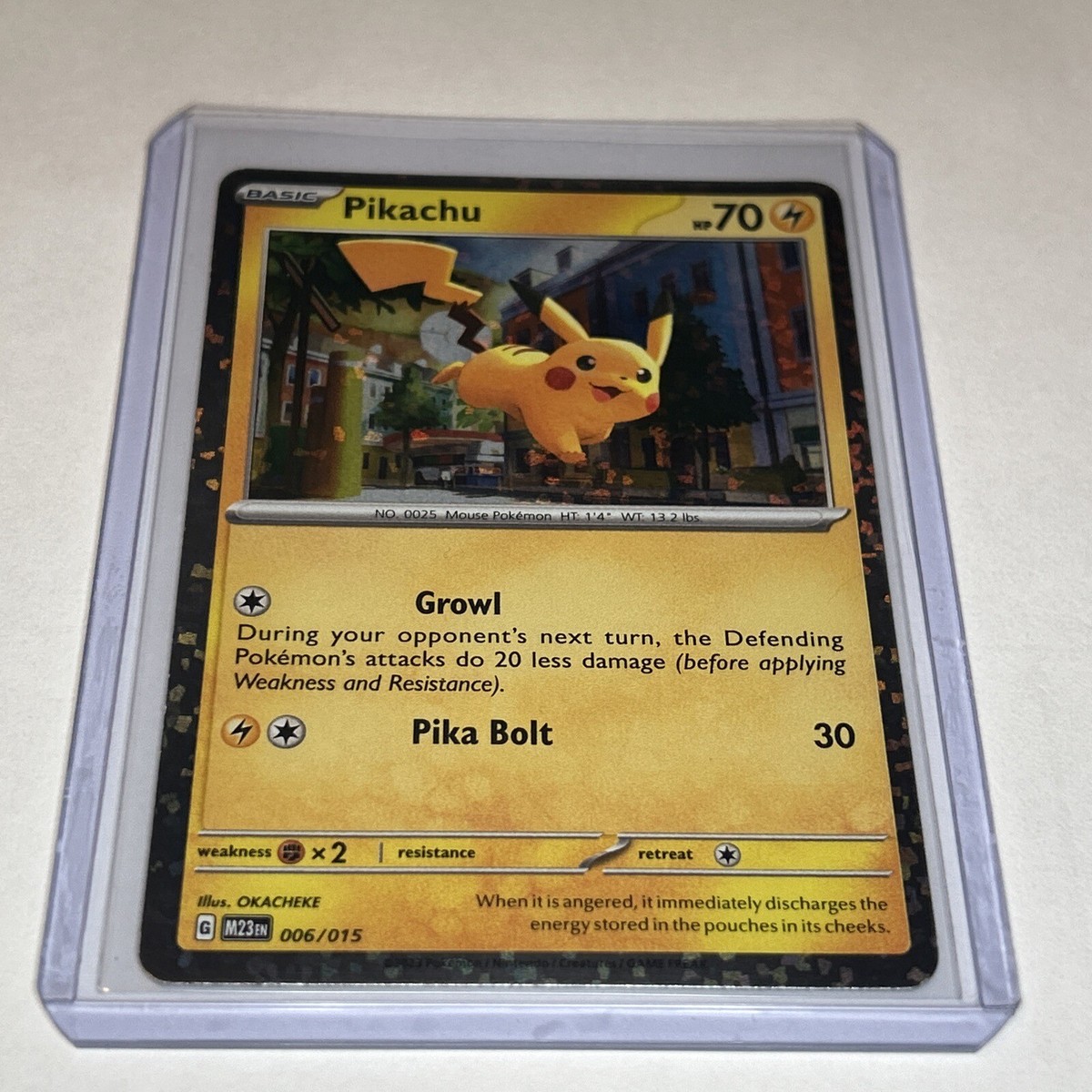 Pikachu 006/015 - Holo - McDonald's 2023 Pokemon Card | eBay