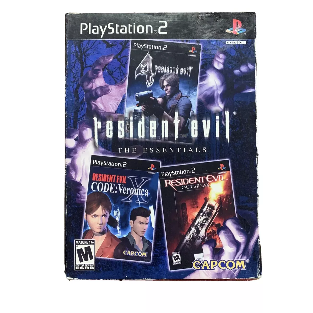  Resident Evil Essentials (Resident Evil Code: Veronica X / Resident  Evil Outbreak / Resident Evil 4) : Video Games