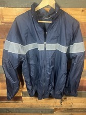 Vintage Retro HEAD Blue Colored Windbreaker Jacket Coat Retro Size Large