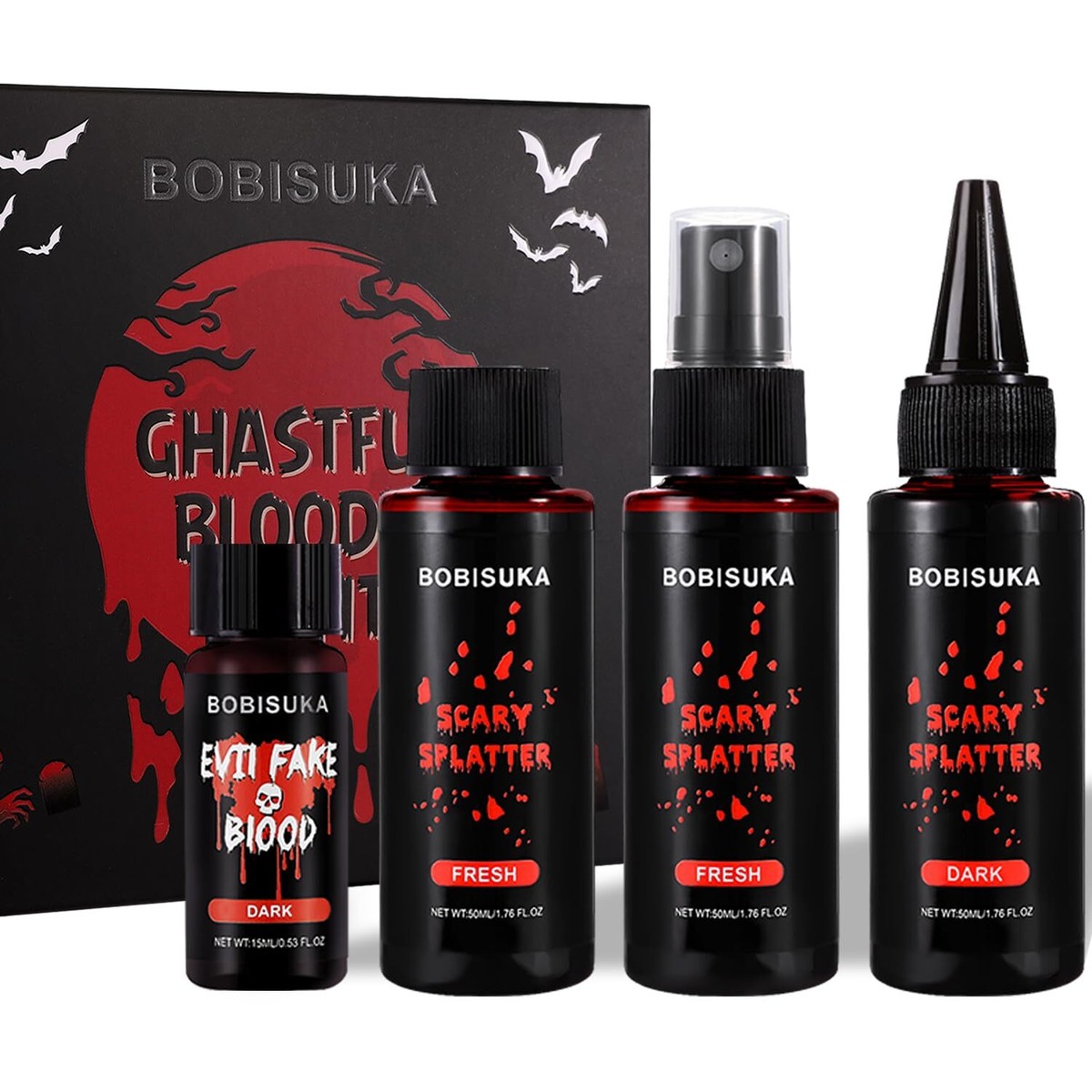Faux Sang d'halloween, 58 ML Faux Sang Frais, 48 ML Sang théâtre Rouge