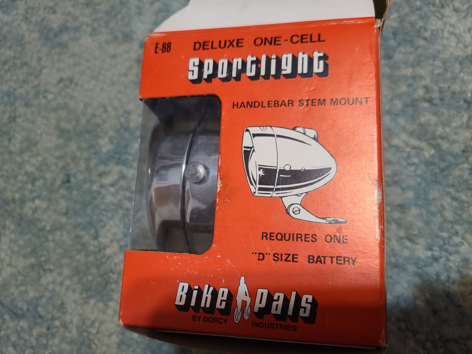 Vintage NOS Bicycle Light SPORTLIGHT Battery Light for Raleigh Chopper