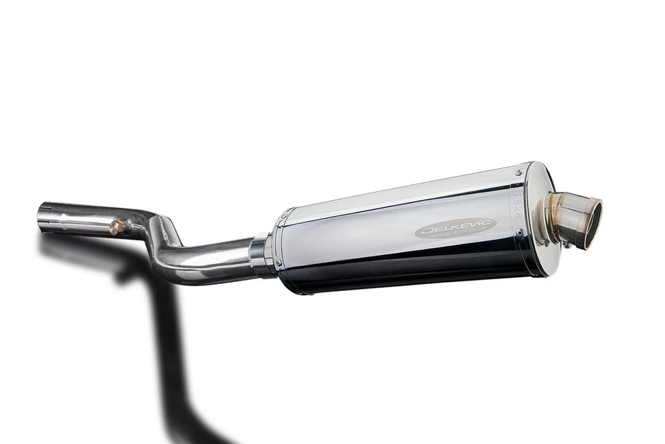 BMW R1150RT 2001-2005 Delkevic Slip On 14" Ovalado Acero Inoxidable Silenciador Kit Foto 4 de 4